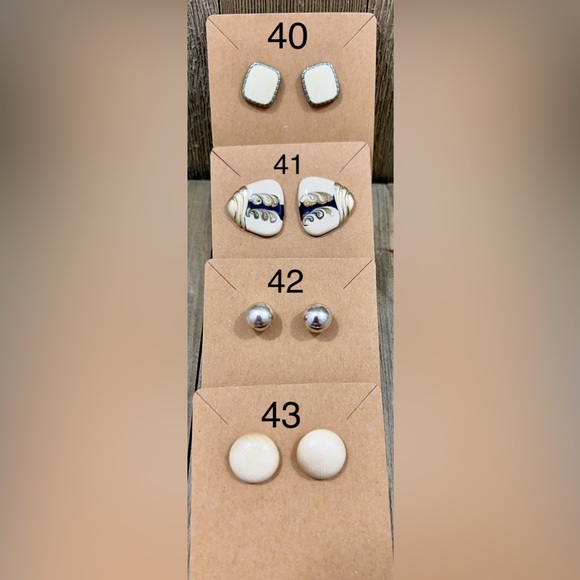 Vintage Earrings EACH SOLD SEPARATELY - Picture 12 of 13